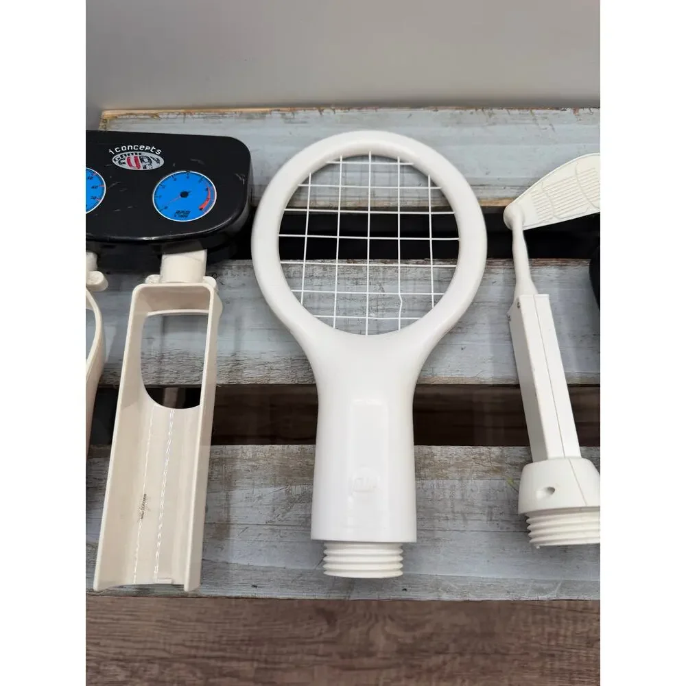Nintendo Wii Motion Sports Accessory Kit-Tennis Racket, Golf Club & Handle Grips